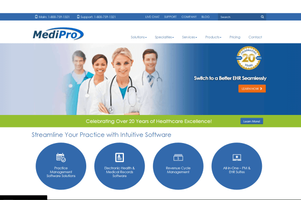 Medical Software Web Design