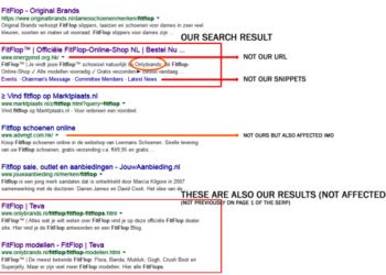 How to repair hijacked search results
