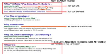 How to repair hijacked search results