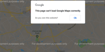 This Page Can't Load Google Maps Correctly - Solved