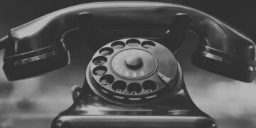 Photo of vintage rotary telephone representing antiquated yellow pages advertising.