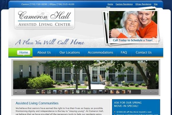 Assisted Living & Hospice web design
