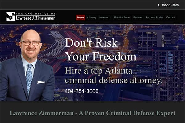 Criminal Defense Attorney Website Design