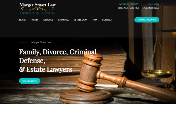 Family Law & Divorce Lawyer Website Design